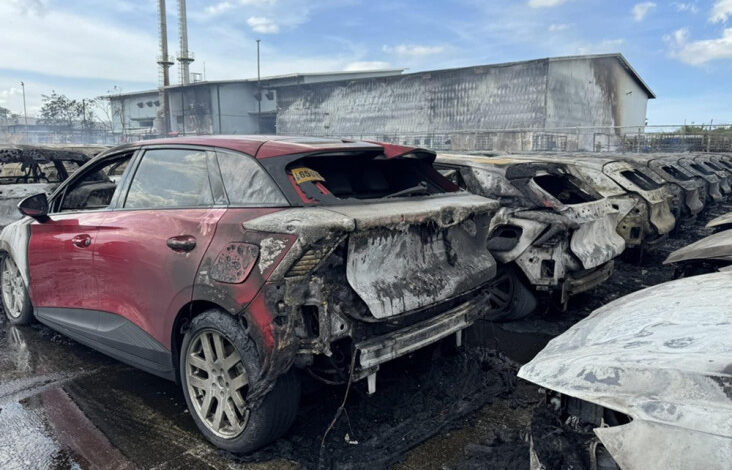 200+ Mobil Listrik kemudian Hybrid MG Ludes Terbakar di Filipina, Mitos Baterai EV Meledak Terbantahkan?