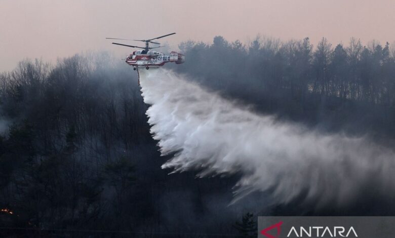 Pemadam kebakaran Korsel berjuang keras kendalikan kebakaran di dalam Daegu